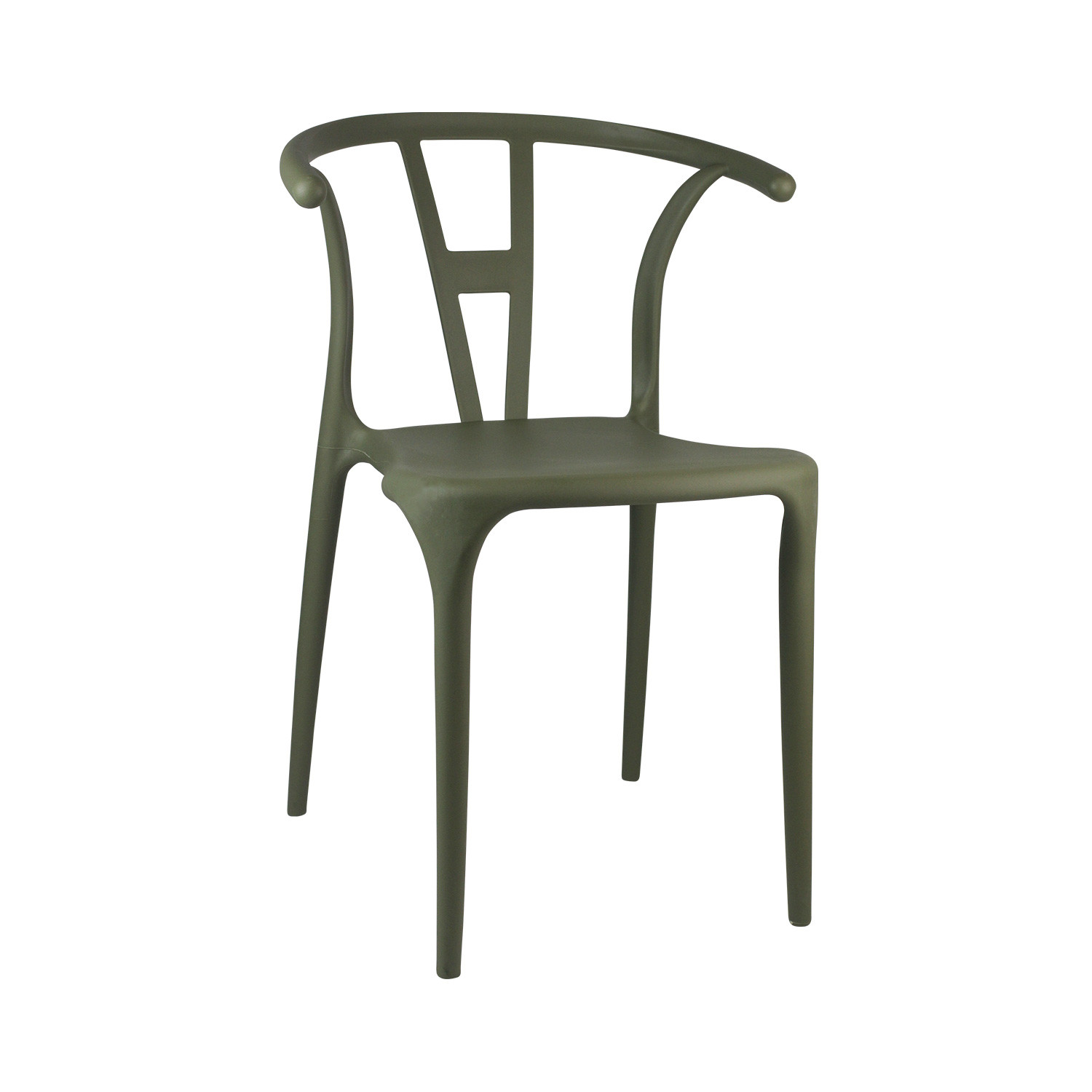 Silla de Exterior Apilable Scarlett 75x52x49,5cm Thinia Home Sillas y Sillones de Exterior 1